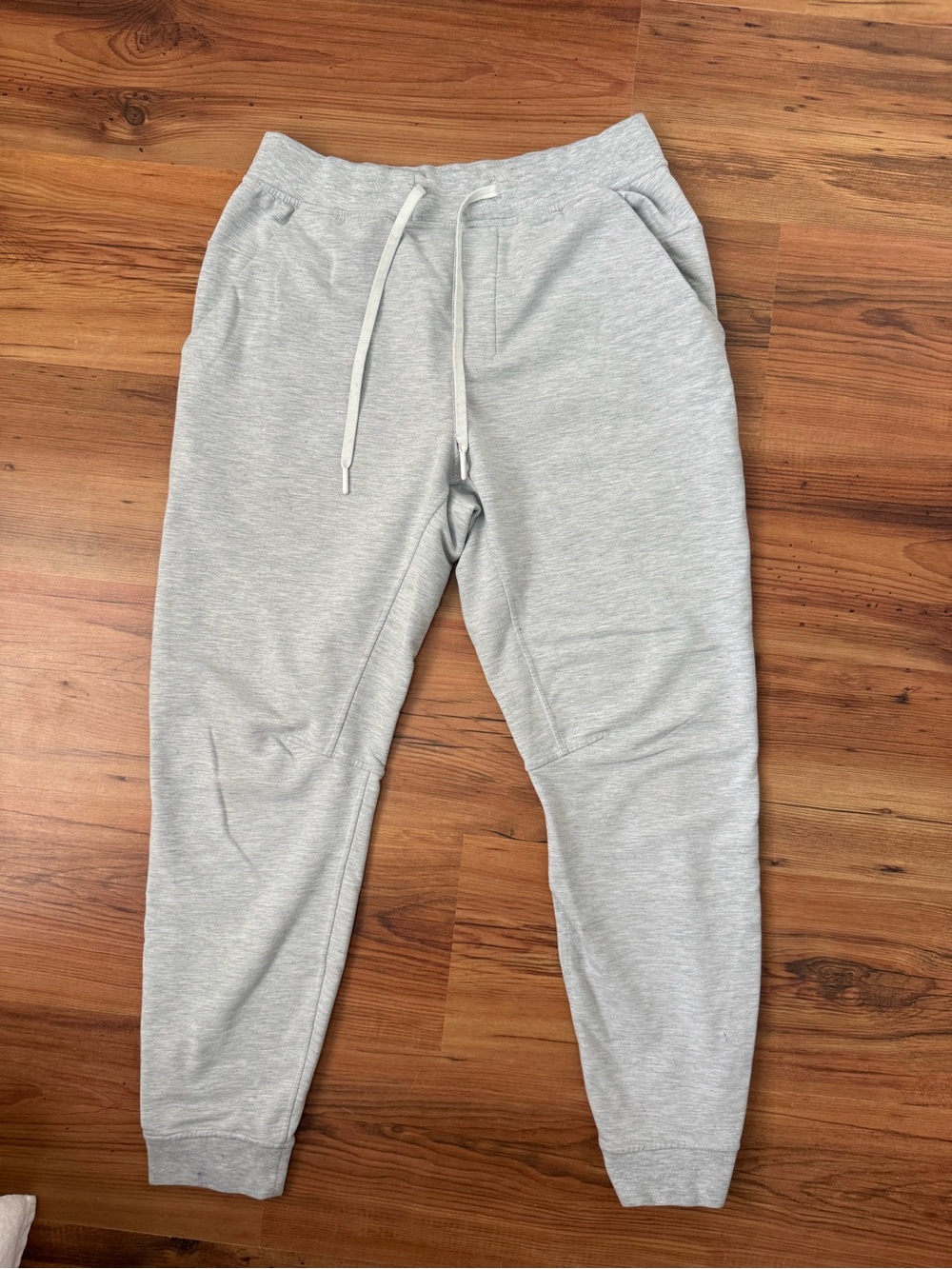 Lululemon City Sweat Jogger Shorter Heathered Light Grey Size M - Picture 2 of 4
